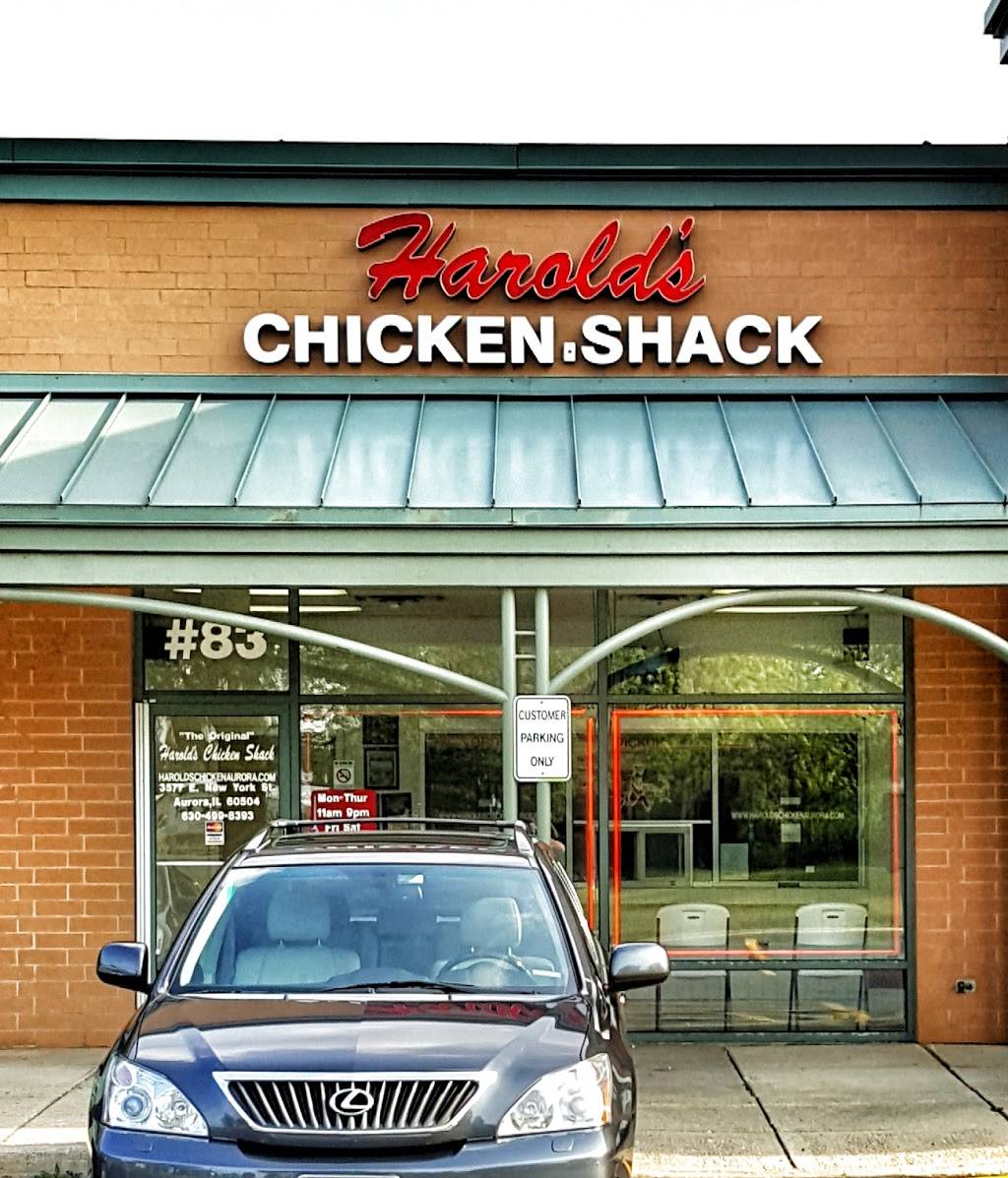 Harolds Chicken Shack | restaurant | 3577 E New York St #103, Aurora, IL 60504, USA | 6304998393 OR +1 630-499-8393
