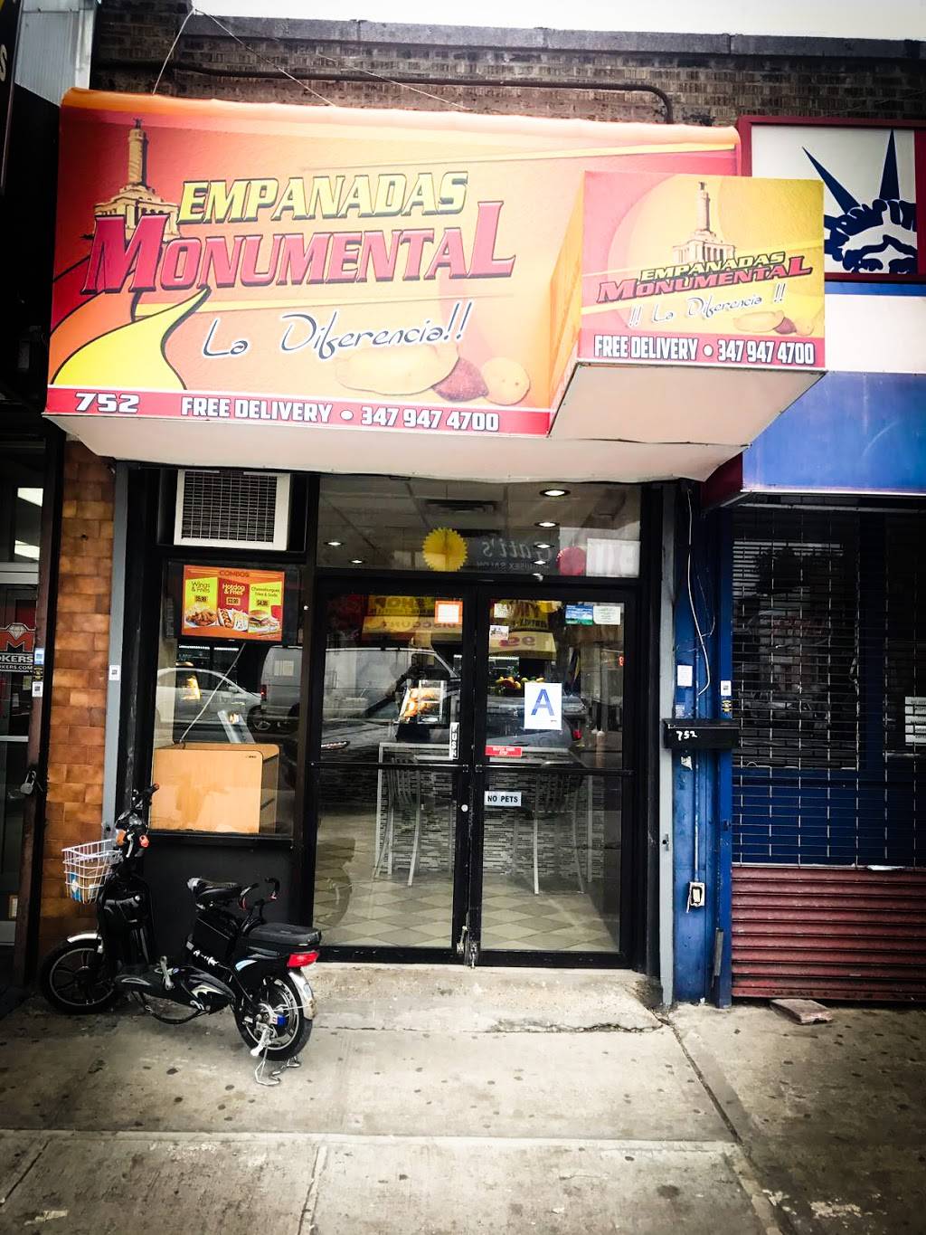 Empanadas monumental | restaurant | 752 Allerton Ave, Bronx, NY 10467, USA | 3479474700 OR +1 347-947-4700
