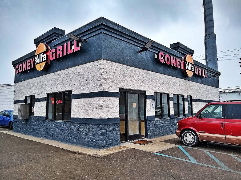 Alfa Coney Grill | restaurant | 7111 W Fort St, Detroit, MI 48209, USA | 3135515166 OR +1 313-551-5166