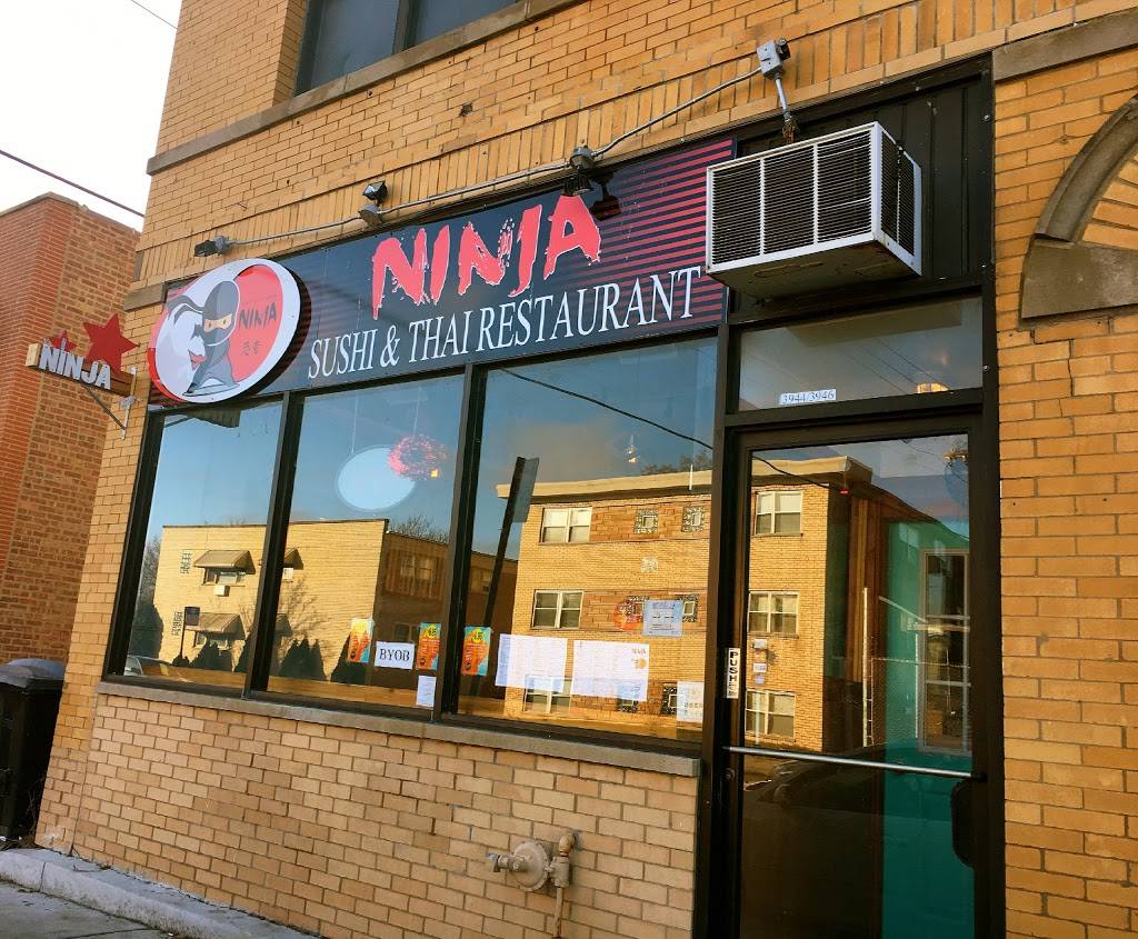 Ninja Sushi & Thai | restaurant | 3946 N Central Ave, Chicago, IL 60634, USA | 7736287660 OR +1 773-628-7660
