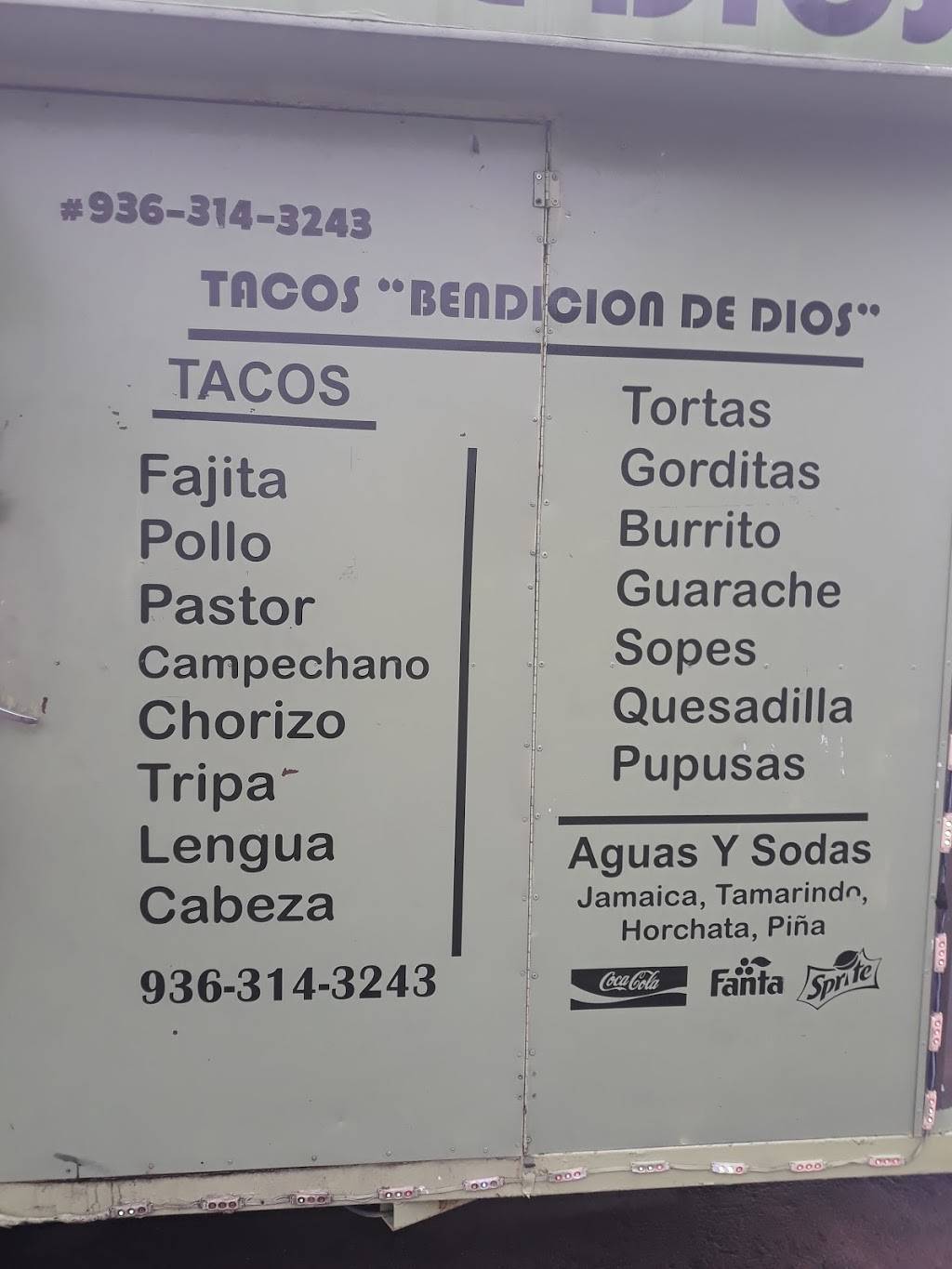 Tacos Bendicion de Dios | restaurant | 5301 Antoine Dr, Houston, TX 77091, USA | 9363143243 OR +1 936-314-3243