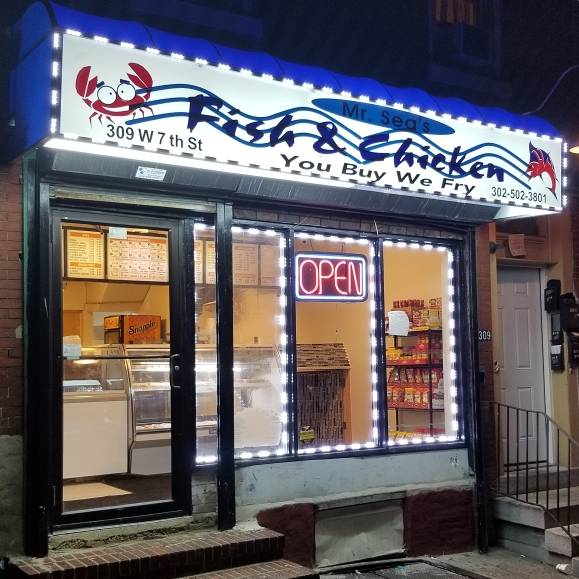 MR. SEAS FISH & CHICKEN | restaurant | 309 W 7th St, Wilmington, DE 19801, USA | 3025023801 OR +1 302-502-3801