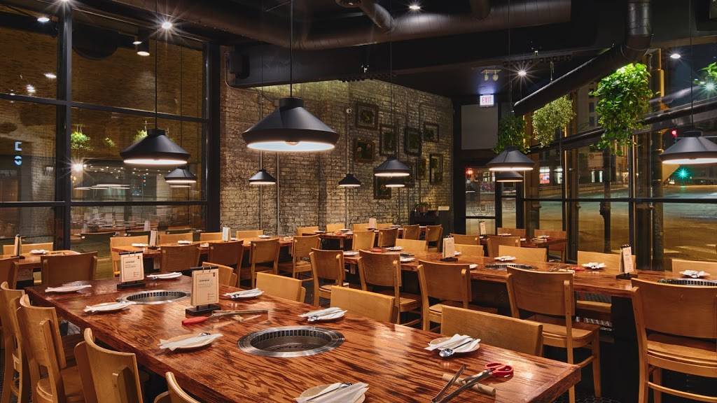 San Soo Korean BBQ | restaurant | 401 N Milwaukee Ave, Chicago, IL 60654, USA | 3122433344 OR +1 312-243-3344