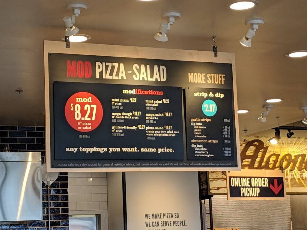 MOD Pizza | restaurant | 228 S Randall Rd, Algonquin, IL 60102, USA | 2242468178 OR +1 224-246-8178