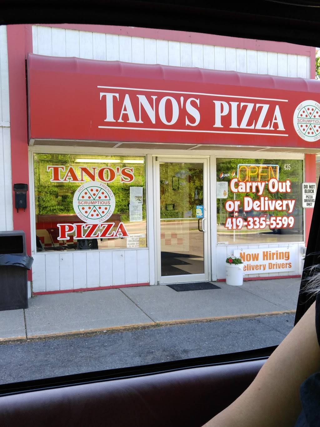Tanos Pizza | meal delivery | 435 N Shoop Ave, Wauseon, OH 43567, USA | 4193355599 OR +1 419-335-5599