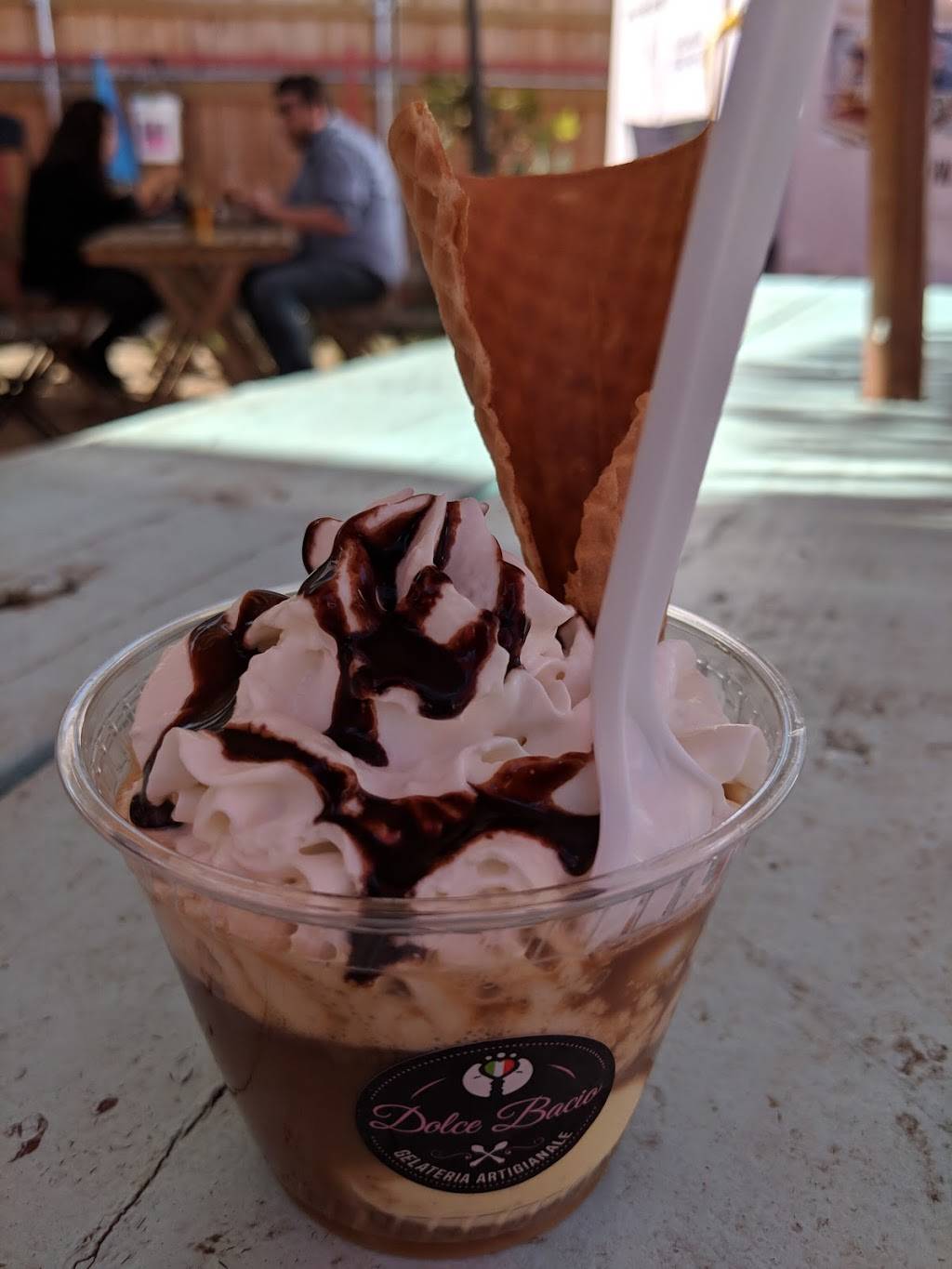 Dolce Bacio Gelato & Desserts | bakery | 2207 E Cesar Chavez St, Austin, TX 78702, USA | 5129454542 OR +1 512-945-4542