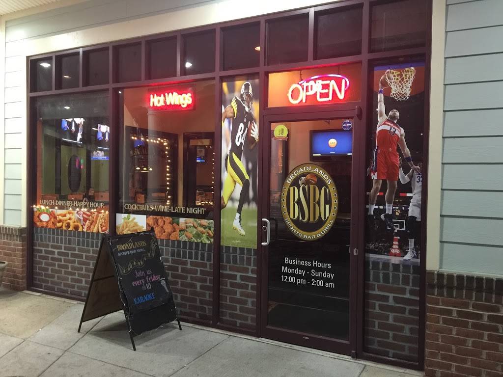 Broadlands Sports Bar & Grill | restaurant | 42882 Truro Parish Dr, Ashburn, VA 20148, USA | 7037297119 OR +1 703-729-7119