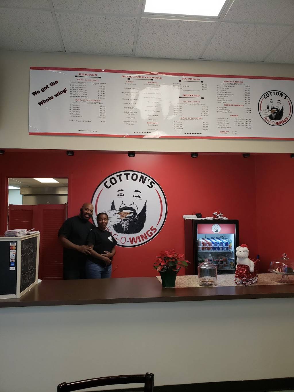 Cottons Bag-O-Wings | restaurant | 134 N Salem Rd, Conyers, GA 30013, USA | 7706023242 OR +1 770-602-3242