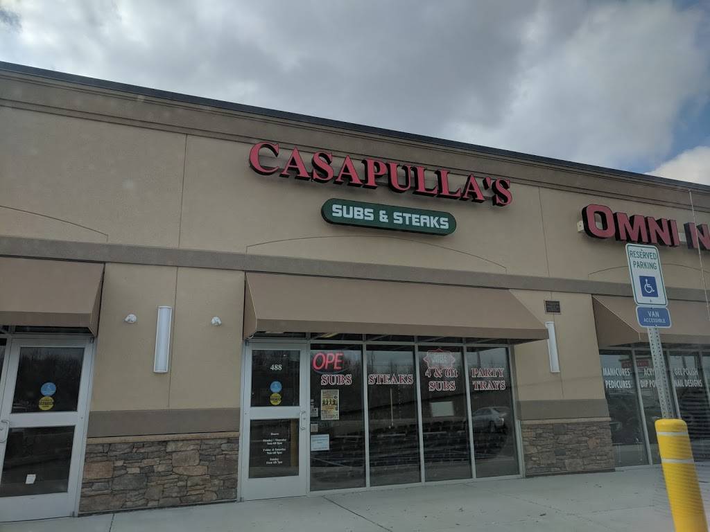 Casapullas Steak & Sub Shop | restaurant | 488 Bear Christiana Rd, Bear, DE 19701, USA | 3023252222 OR +1 302-325-2222