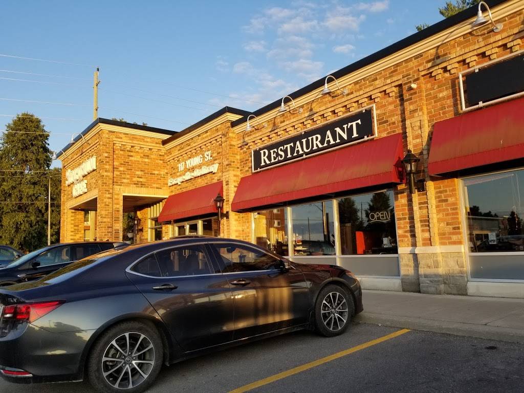 Symposium Cafe Restaurant & Lounge | restaurant | 117 Young St, Alliston, ON L9R 0E9, Canada | 7054352488 OR +1 705-435-2488