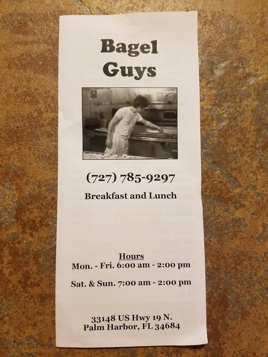 Bagel Guys | bakery | 33148 US Hwy 19 N, Palm Harbor, FL 34684, USA | 7277859297 OR +1 727-785-9297