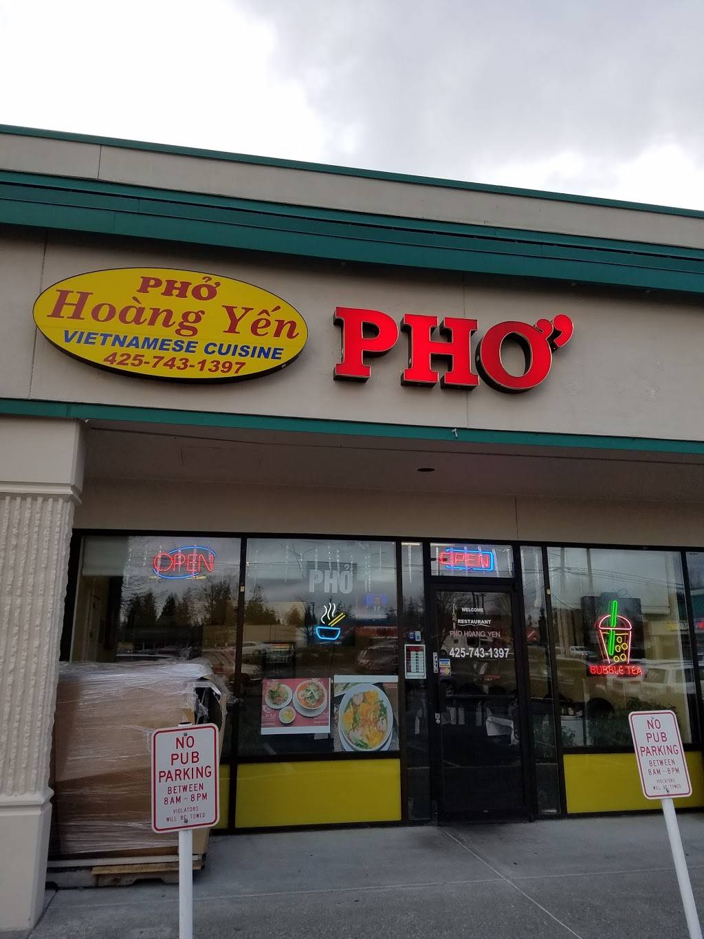 Pho Hoang Yen | restaurant | 1233 164th St SW, Lynnwood, WA 98087, USA | 4257431397 OR +1 425-743-1397