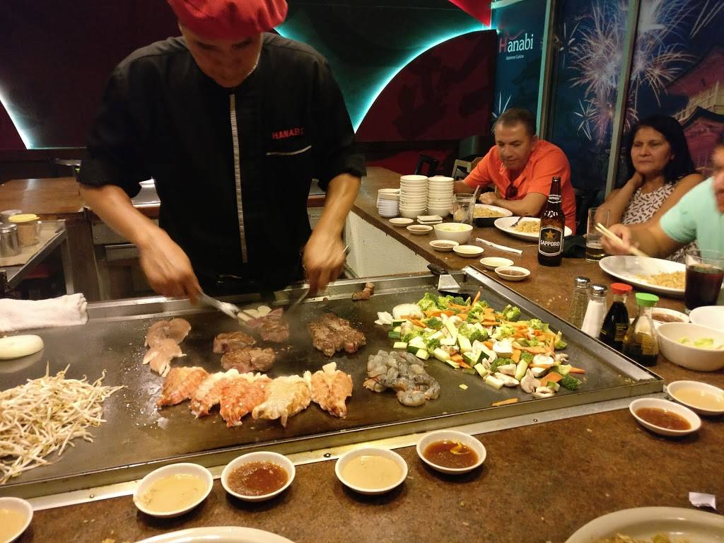 Hanabi Hibachi and Sushi | restaurant | 9100 N Fwy Service Rd E #120, Fort Worth, TX 76177, USA | 8177503333 OR +1 817-750-3333