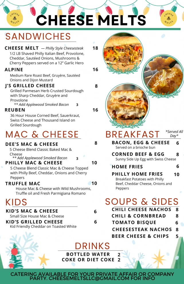 Cheese Melts | restaurant | 22036 Oatlands Rd, Aldie, VA 20105, USA | 7033071803 OR +1 703-307-1803