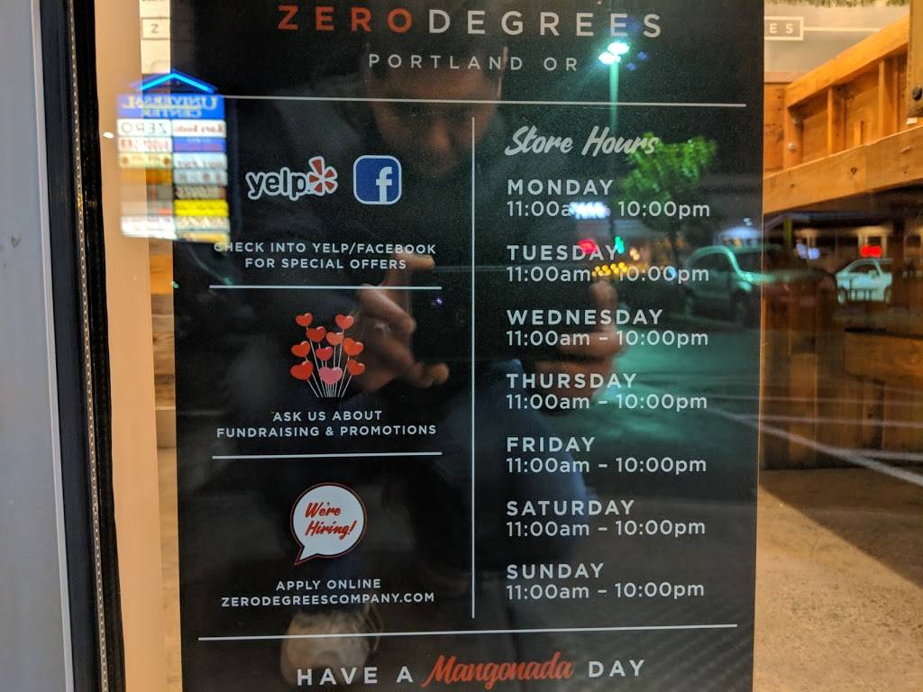 Zero Degrees | restaurant | 8220 SE Harrison St #3, Portland, OR 97216, USA | 5032082774 OR +1 503-208-2774