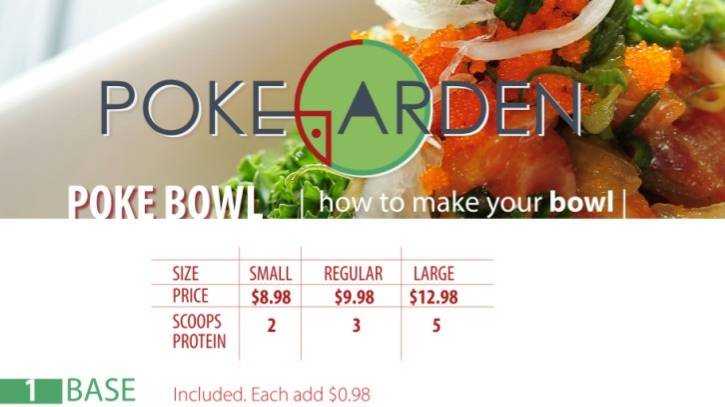 Poke Garden | restaurant | 7072 Edinger Ave, Huntington Beach, CA 92647, USA | 6573429168 OR +1 657-342-9168