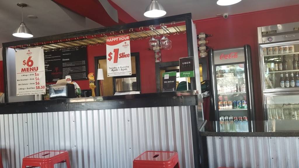 Pronto New York Style Pizza | restaurant | 300 S Federal Hwy, Dania Beach, FL 33004, USA | 9544046873 OR +1 954-404-6873