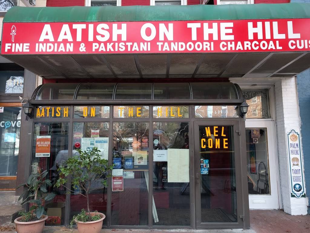 Aatish On the Hill | restaurant | 4322, 609 Pennsylvania Ave SE, Washington, DC 20003, USA | 2027335026 OR +1 202-733-5026