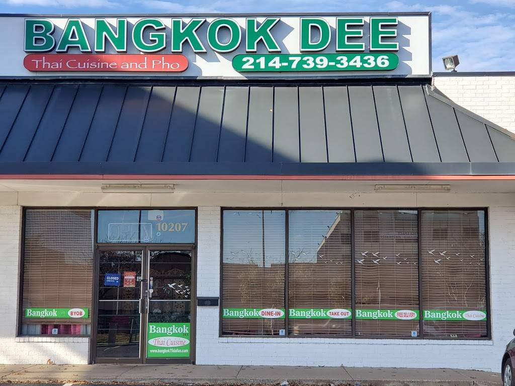 Bangkok Dee Thai Cuisine | restaurant | 10207 N Central Expy, Dallas, TX 75231, USA | 2147393436 OR +1 214-739-3436