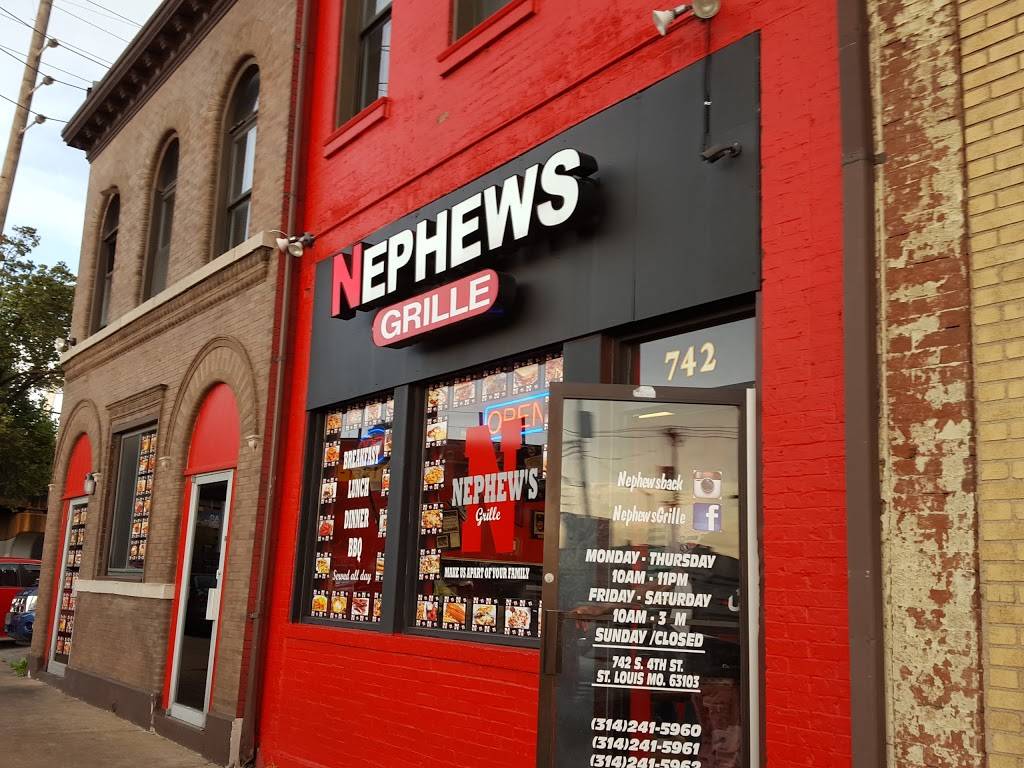 Nephews Grille | restaurant | 742 S 4th St, St. Louis, MO 63103, USA | 3142415960 OR +1 314-241-5960