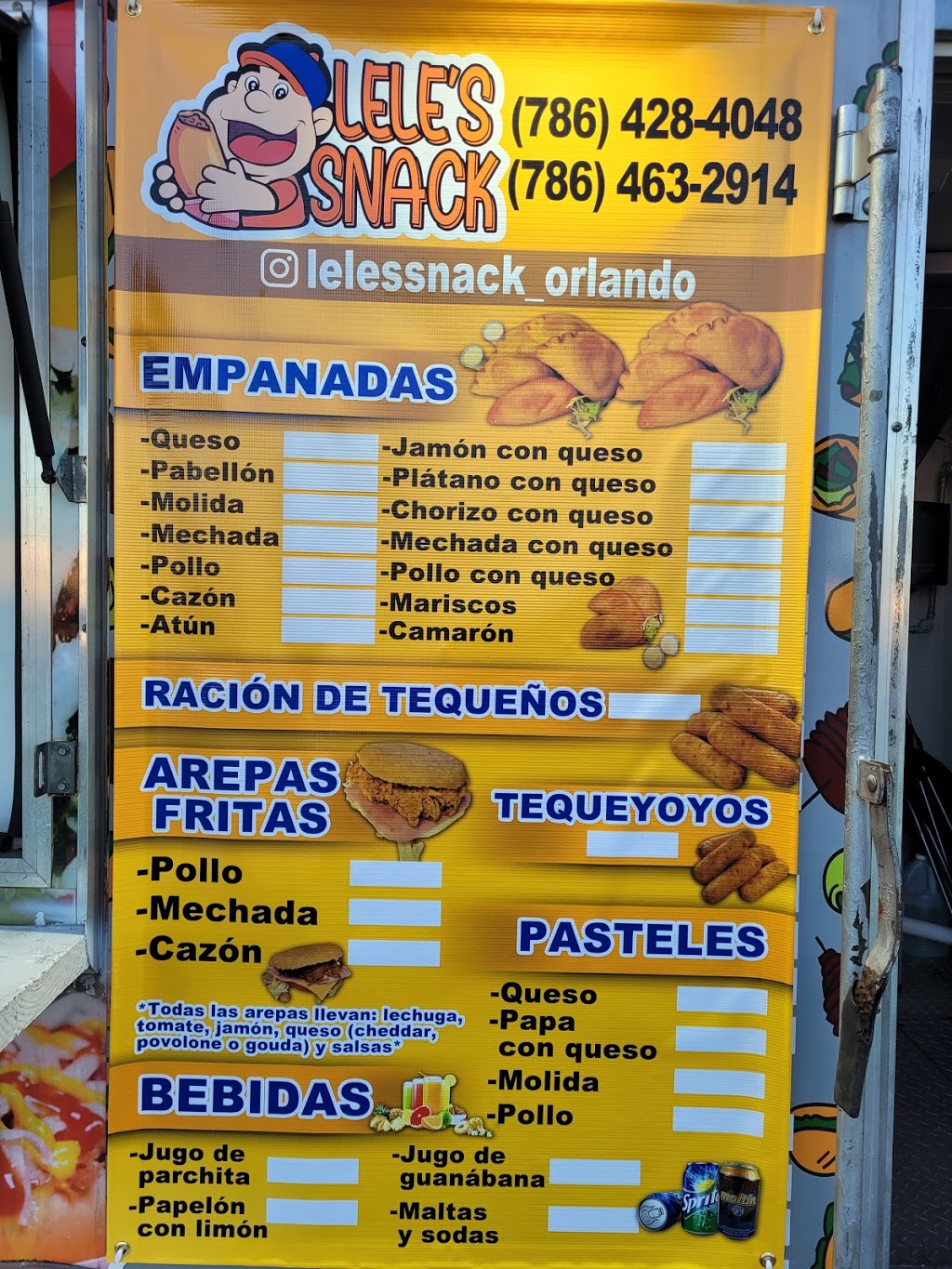 Leles snack corp | restaurant | 11205 Orange Blossom Trail, Orlando, FL 32837, USA | 7864284048 OR +1 786-428-4048
