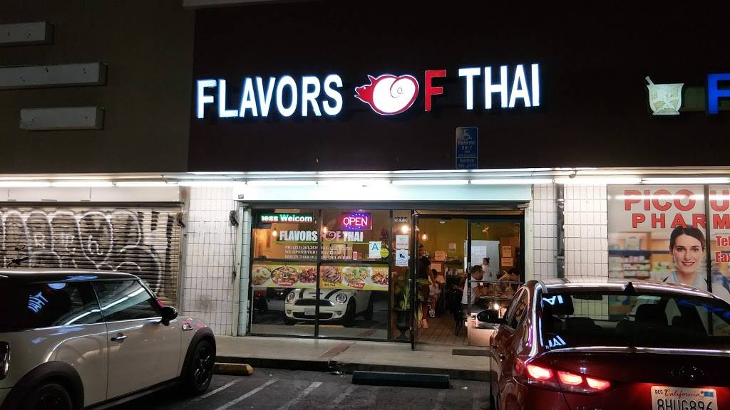 Flavors of thai | restaurant | 1275 S Union Ave, Los Angeles, CA 90015, USA | 2132632535 OR +1 213-263-2535