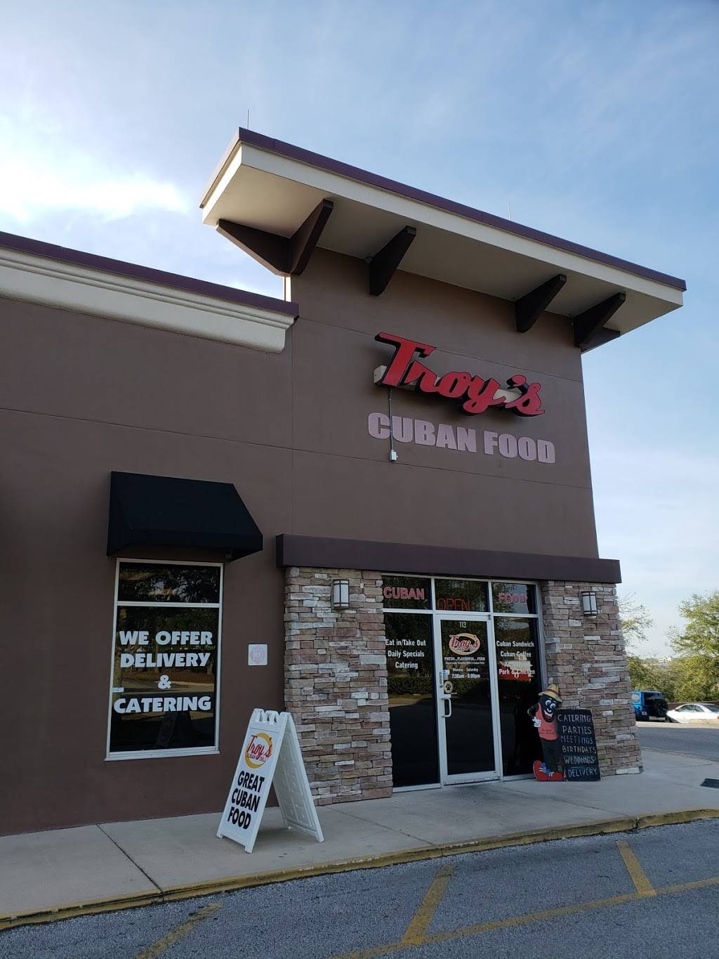 Troys Cuban Deli | restaurant | 1200 Oakley Seaver Dr suite 113, Clermont, FL 34711, USA | 3522414295 OR +1 352-241-4295