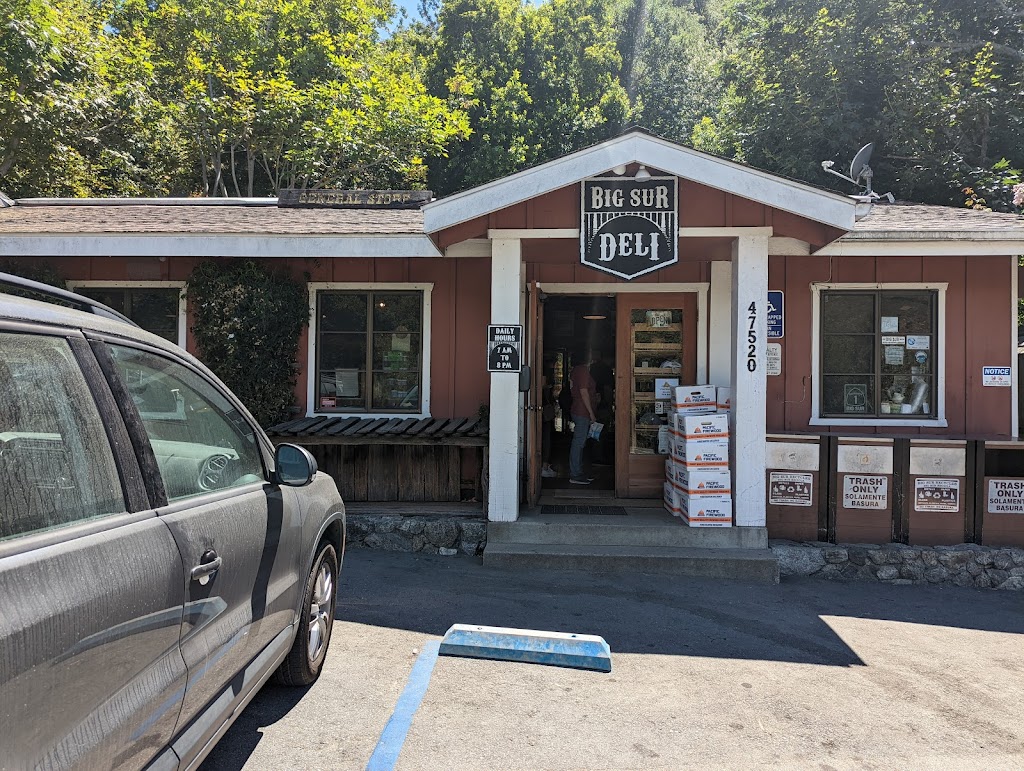 Big Sur Deli | restaurant | 47520 CA-1, Big Sur, CA 93920, USA | 8316672225 OR +1 831-667-2225