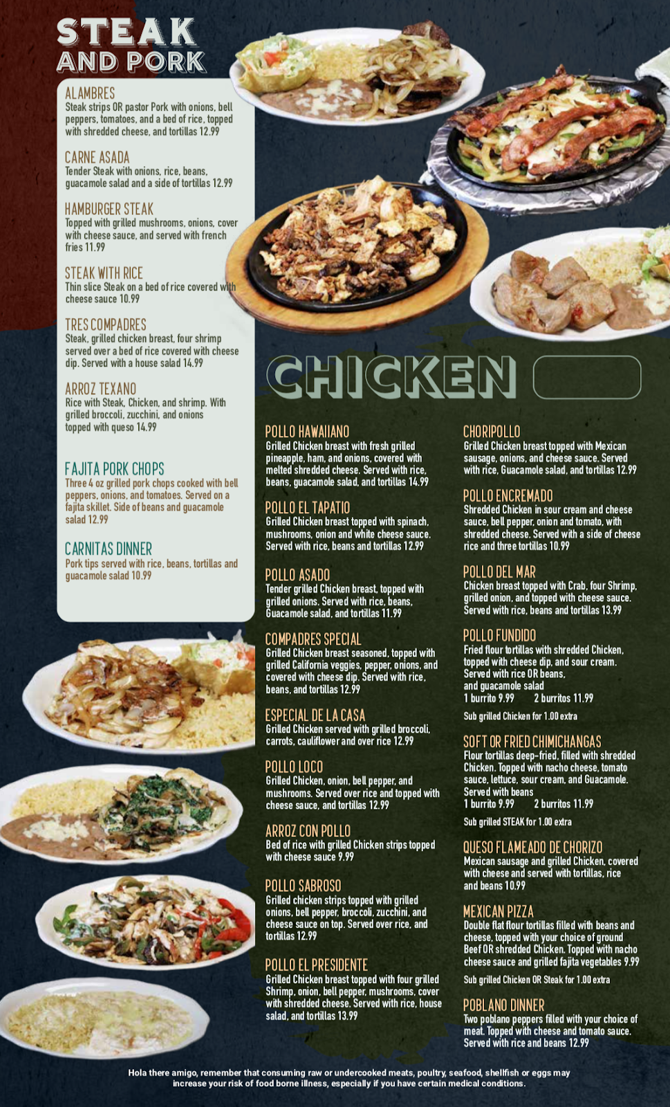 Los Compadres Mexican Grill | restaurant | 1020 S Pendleton St, Easley, SC 29642, USA | 8648103636 OR +1 864-810-3636