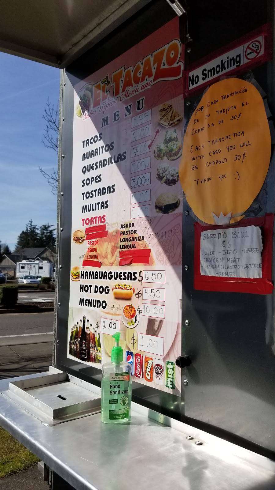 El TACAZO | restaurant | 1495 Pine St NE, Salem, OR 97301, USA | 9712184357 OR +1 971-218-4357