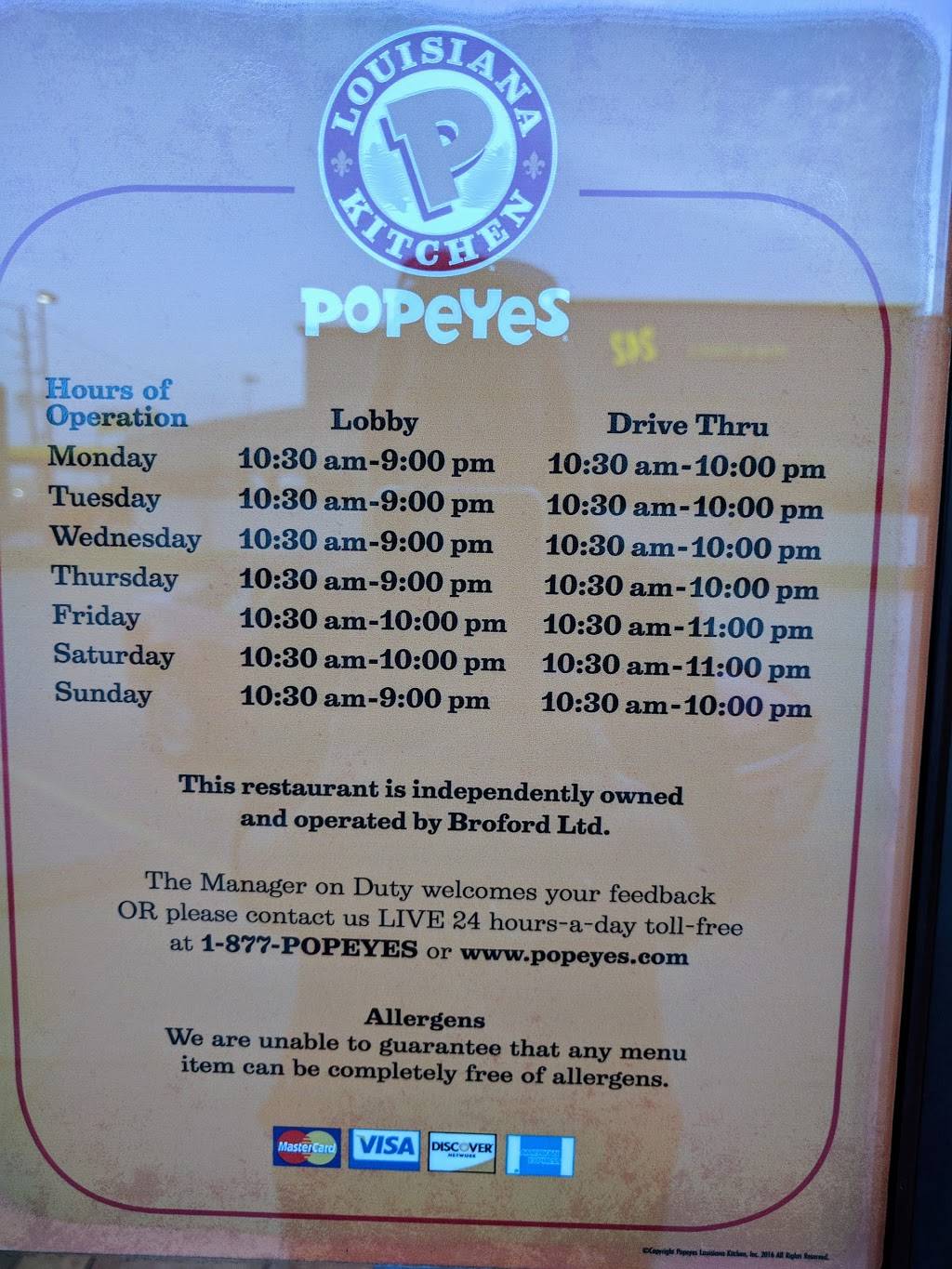 Popeyes Louisiana Kitchen | restaurant | 6370 Farm to Market 2920, Spring, TX 77379, USA | 2812515841 OR +1 281-251-5841