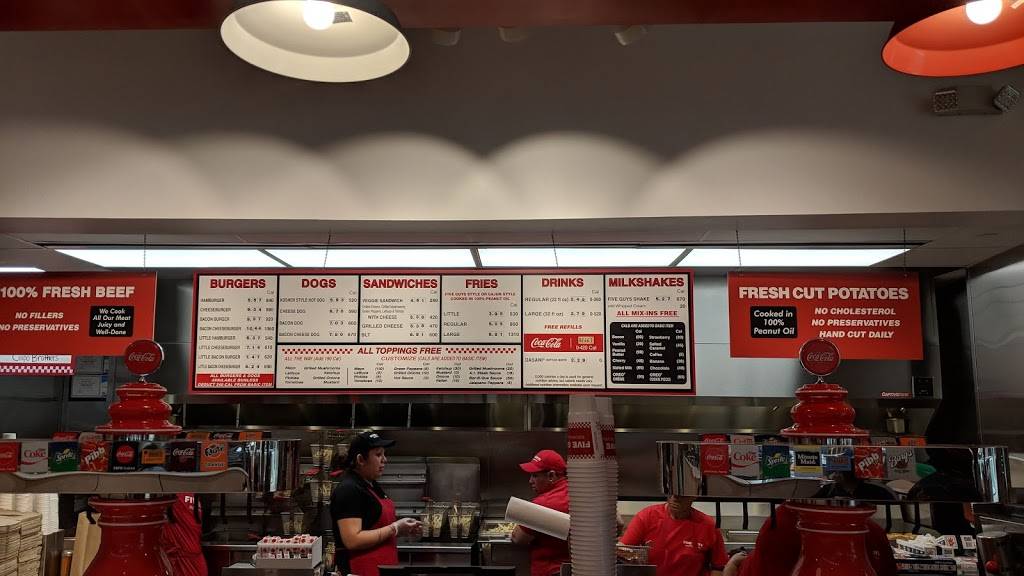 Five Guys | meal takeaway | 7856 Tysons Corner Center, McLean, VA 22102, USA | 5716339550 OR +1 571-633-9550