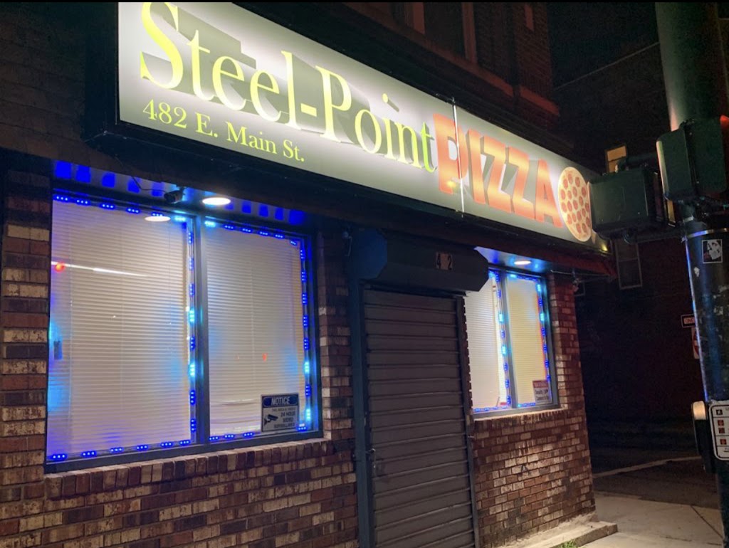 Steel-Point Pizza | restaurant | 482 E Main St, Bridgeport, CT 06608, USA | 2032758478 OR +1 203-275-8478