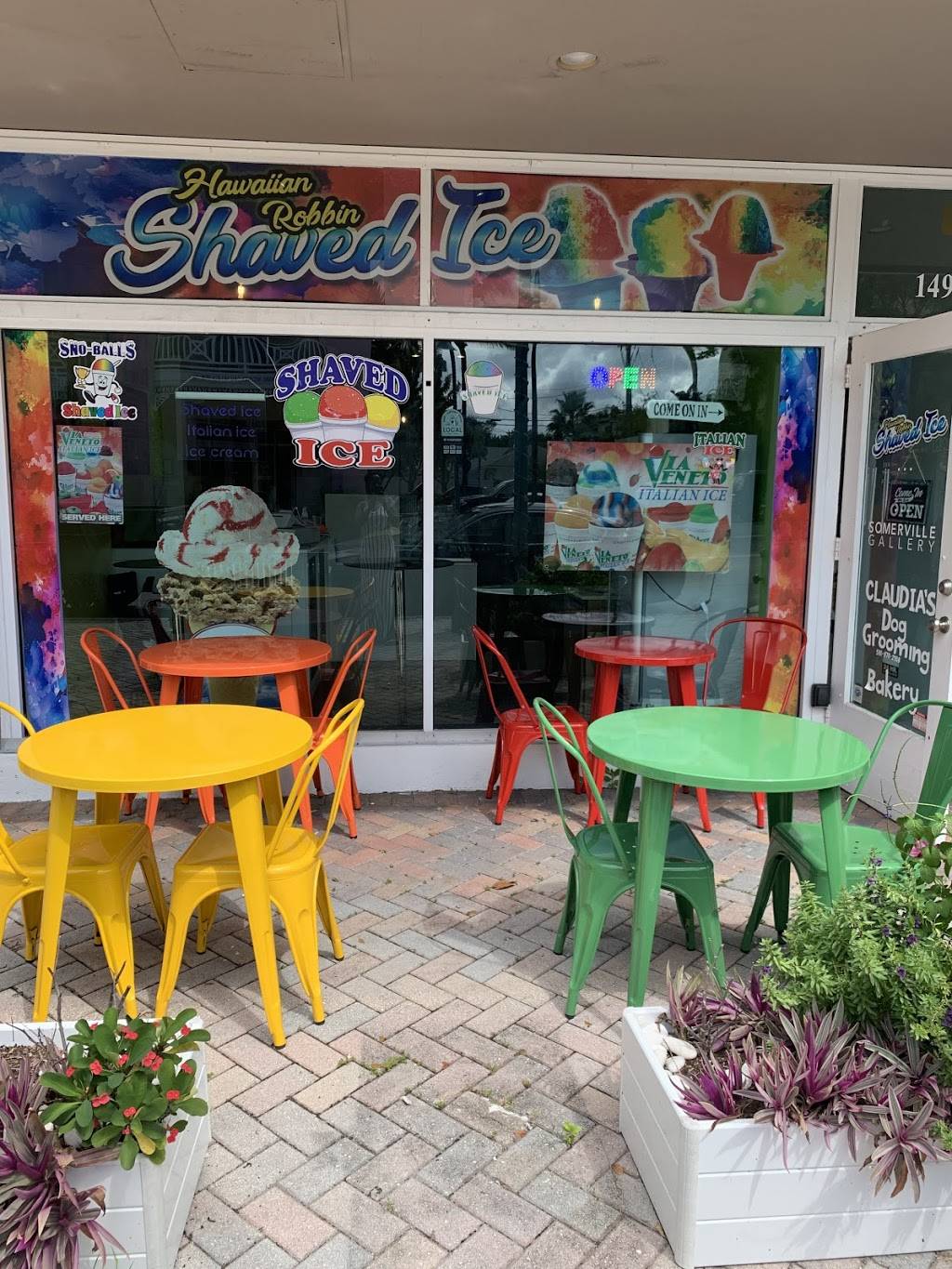 Hawaiian Robbin (Shaved ice, Italian ice and ice cream) | restaurant | 149 NE 2nd Ave, Delray Beach, FL 33444, USA | 5613593125 OR +1 561-359-3125