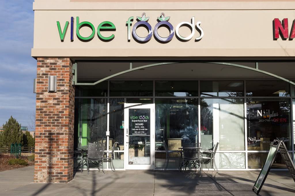 Vibe Foods Superfood Bar | restaurant | 9500 E Heritage Hills Cir #100, Lone Tree, CO 80124, USA | 3036621723 OR +1 303-662-1723