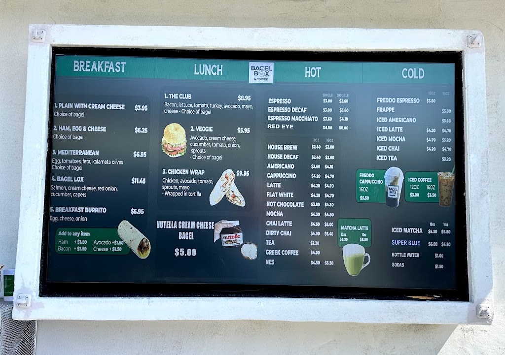 Bagel Box And Coffee | bakery | 3174 Campus Dr, San Mateo, CA 94403, USA | 6507706607 OR +1 650-770-6607