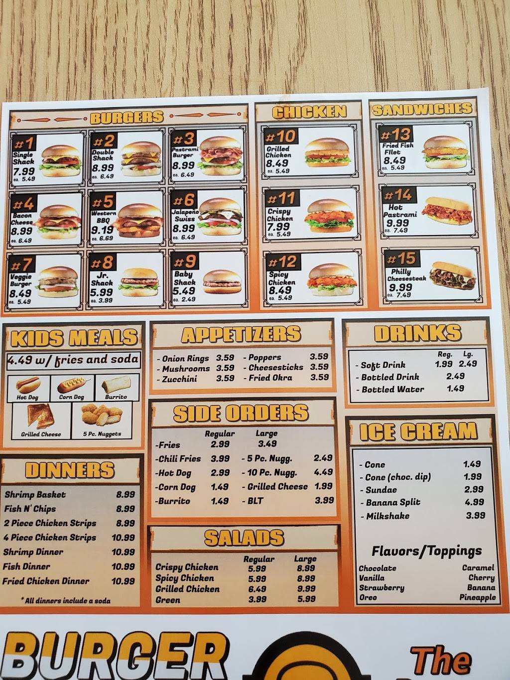 Burger Shack | restaurant | 22388 Ave 152, Porterville, CA 93257, USA | 5598547599 OR +1 559-854-7599