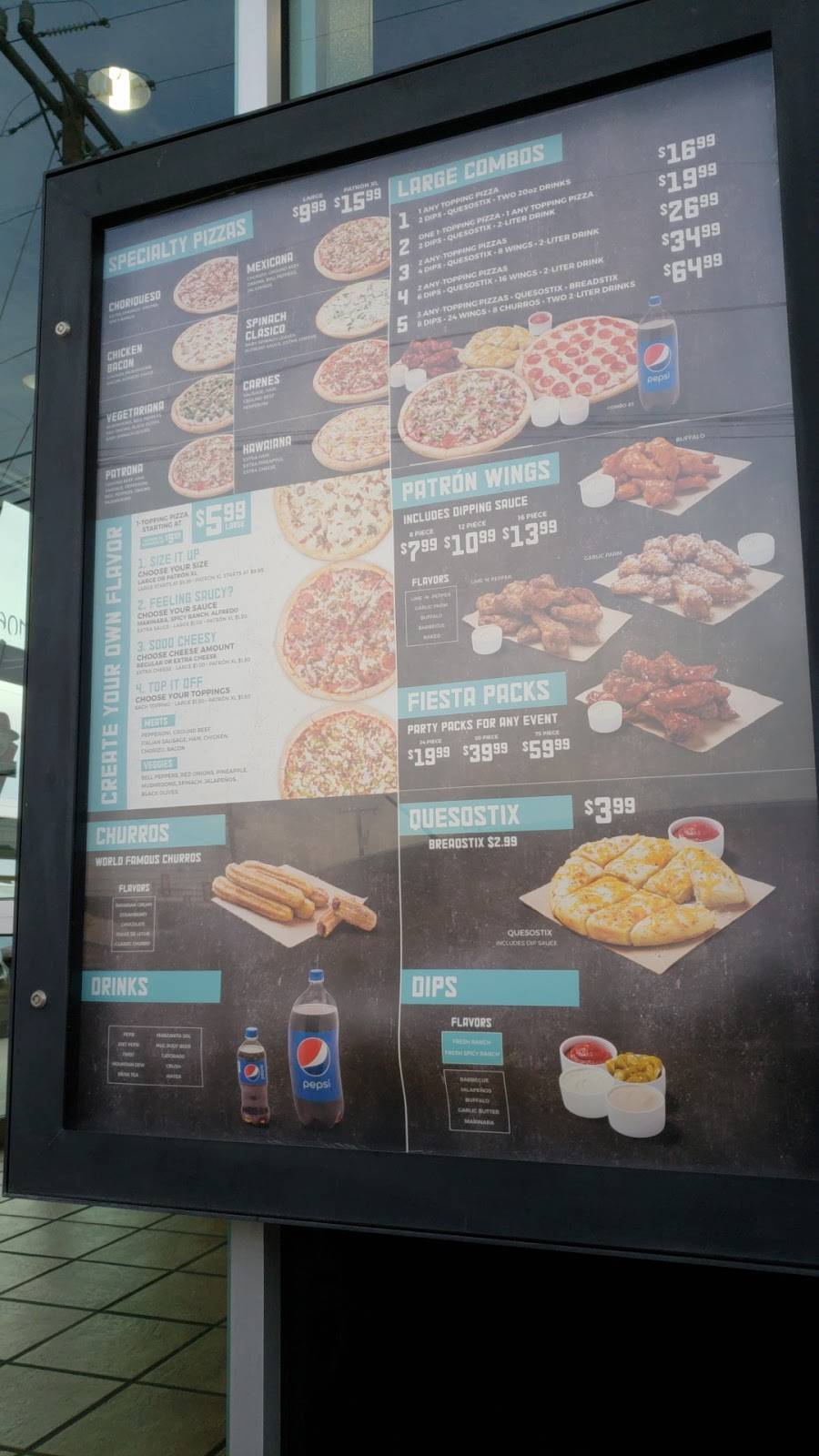 Pizza Patron | meal takeaway | 8601 Huebner Rd Suite 106, San Antonio, TX 78240, USA | 2105588144 OR +1 210-558-8144