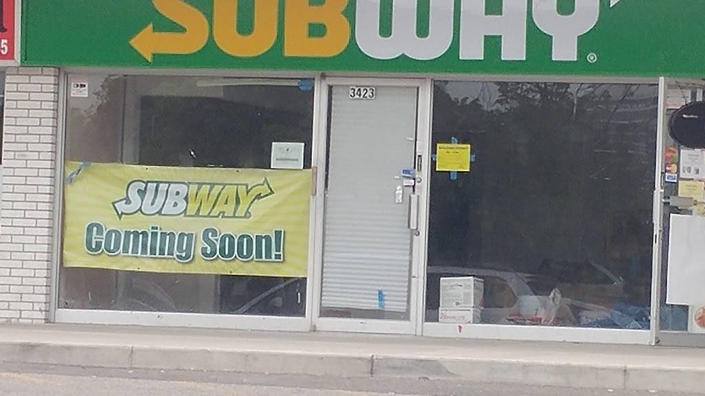 Subway | restaurant | 3423 Fieldgate Dr, Mississauga, ON L4X 2J4, Canada | 9056254940 OR +1 905-625-4940