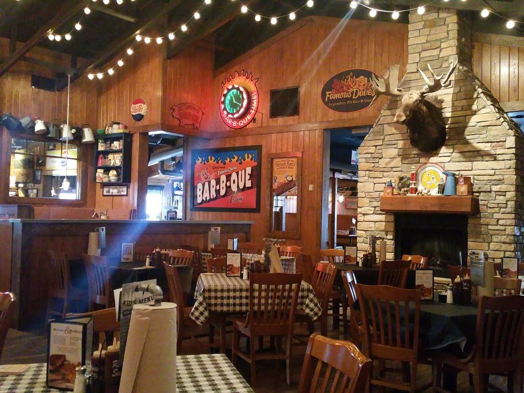 Famous Daves Bar-B-Que | meal takeaway | N, 3170 Naglee Rd, Tracy, CA 95304, USA | 2098336337 OR +1 209-833-6337