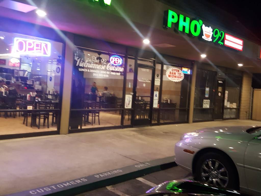 Pho 92 Restaurant | restaurant | 1661 E 6th St, Beaumont, CA 92223, USA | 9518458133 OR +1 951-845-8133