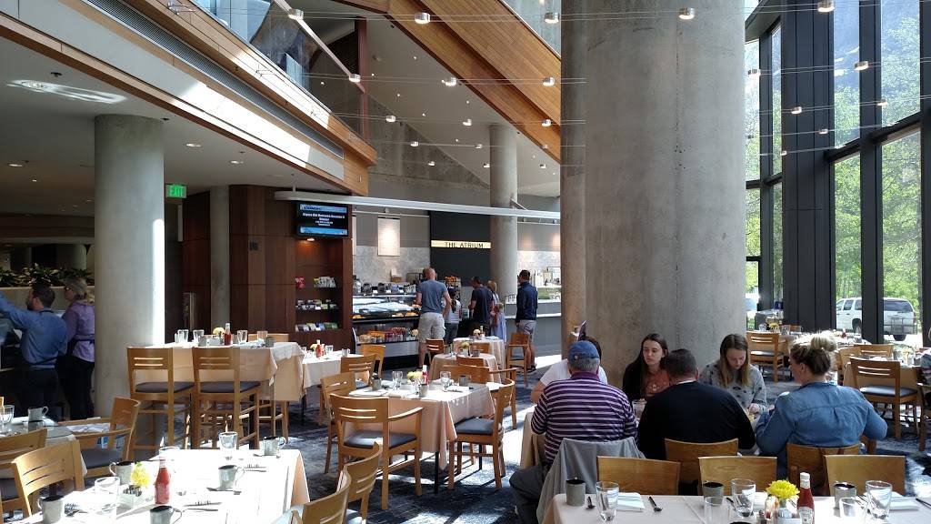 The Atrium | restaurant | 9320 Cliff Lodge Dr level l1, Snowbird, UT 84092, USA | 8019339222 OR +1 801-933-9222