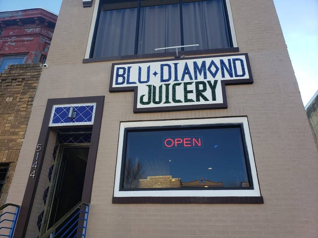 Blu Diamond Juicery | restaurant | 5144 Walnut St, Philadelphia, PA 19139, USA | 2157969618 OR +1 215-796-9618