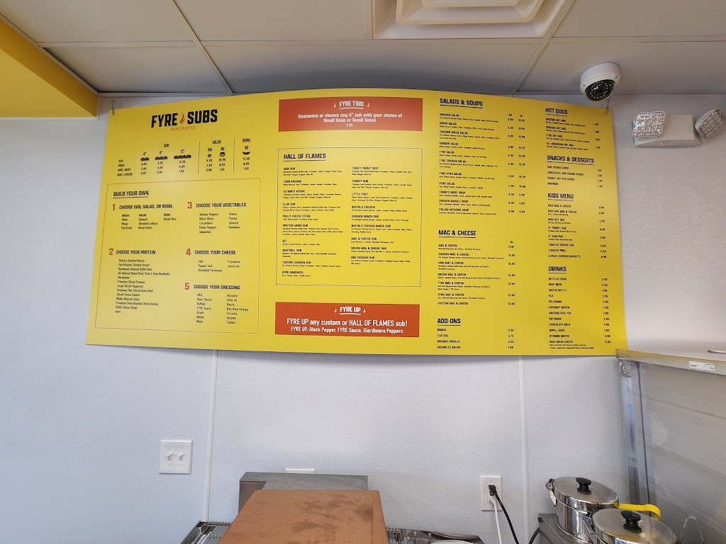 Fyre Subs | restaurant | 18933 E San Tan Blvd Suite 111, Queen Creek, AZ 85142, USA | 4802792585 OR +1 480-279-2585