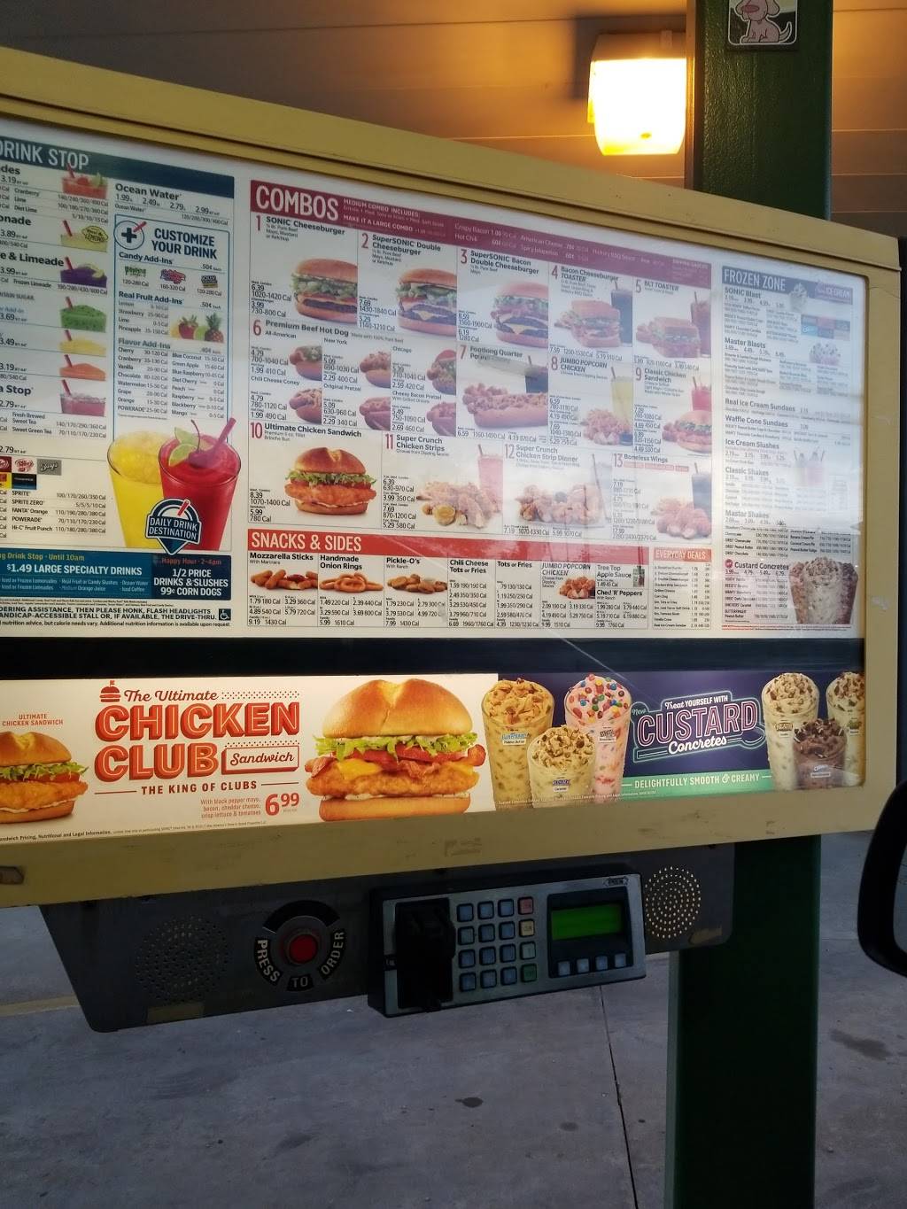 Sonic Drive-In | restaurant | 10080 Sam Neace Dr, Florence, KY 41042, USA | 8596479300 OR +1 859-647-9300