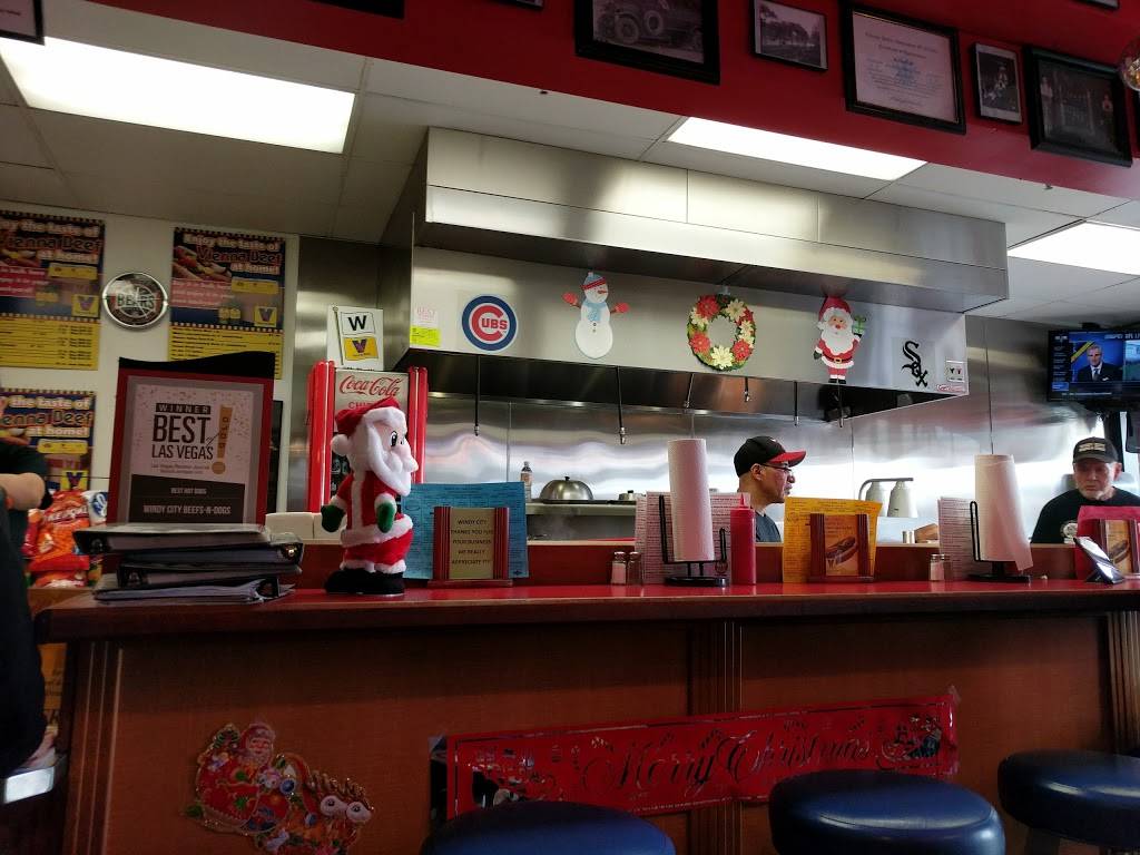 Windy City Beefs-N-Dogs | meal takeaway | 0297, 7500 W Lake Mead Blvd, Las Vegas, NV 89128, USA | 7024105016 OR +1 702-410-5016