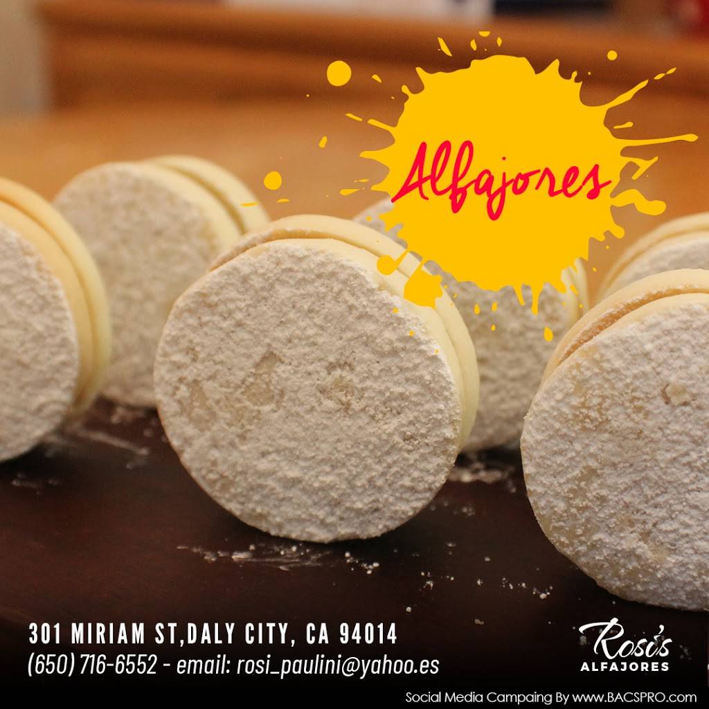 Rosis Alfajores | restaurant | 301 Miriam St, Daly City, CA 94014, USA | 6507166552 OR +1 650-716-6552