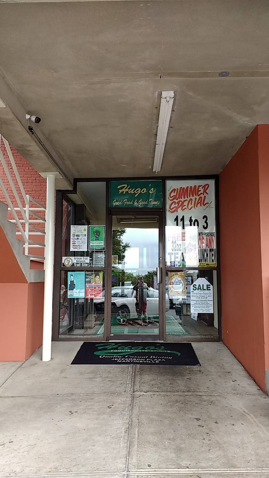 Hugo’s Restaurant and Sports Bar | restaurant | 25 Bridge St N, Martinsville, VA 24112, USA | 2766323663 OR +1 276-632-3663