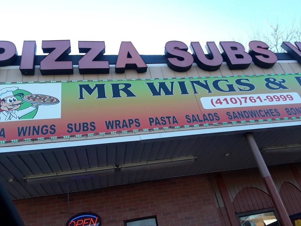 Mr. Wings & Pizza | meal delivery | 7622 Baltimore Annapolis Blvd, Glen Burnie, MD 21060, USA | 4107619999 OR +1 410-761-9999