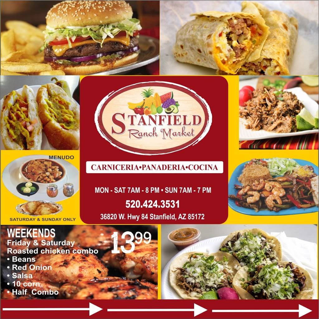 Stanfield Ranch Market | restaurant | 36820 AZ-84, Stanfield, AZ 85172, USA | 5204243531 OR +1 520-424-3531